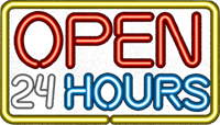 Open 24 Hours